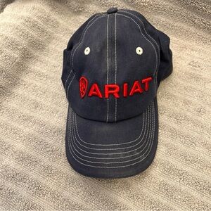 Ariat Navy Cap with Red Logo